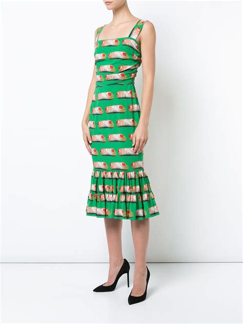 dolce gabbana cannoli dress|net a porter dolce gabbana dress.